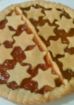 Foto di Crostata con marmellata di fichi e pesche