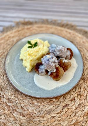 Una foto de Albóndigas suecas en salsa estilo Ikea