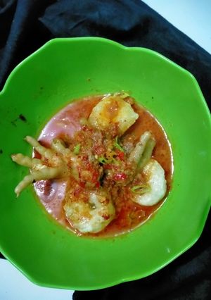 Foto resep Cireng kuah cikruh