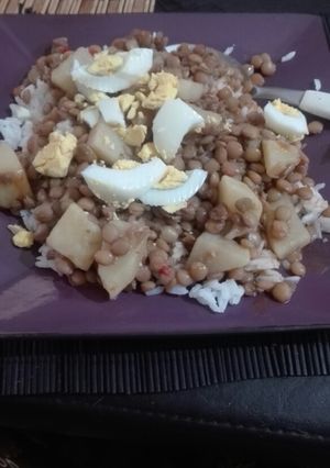 Una foto de Ensalada de lenteja 👌
