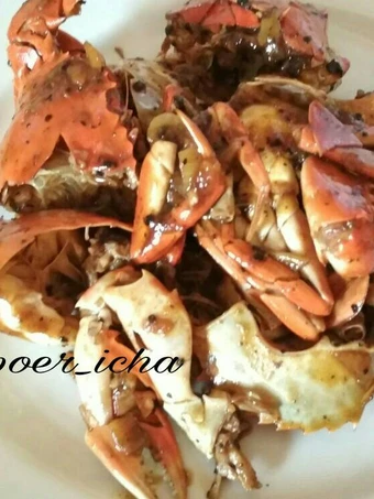 Cara Mudah Membikin Resep Kepiting lada hitam yang Enak Banget Anti Ribet, Mantap