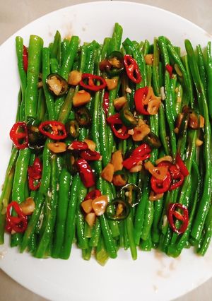 Hình của món Đậu đũa trộn.