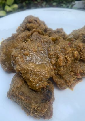 Foto resep Rendang Daging Sapi, Tanpa Santan