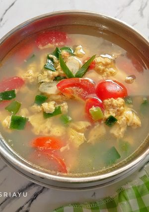 Foto resep Tan Hua Tang (Sup Tomat Telur)