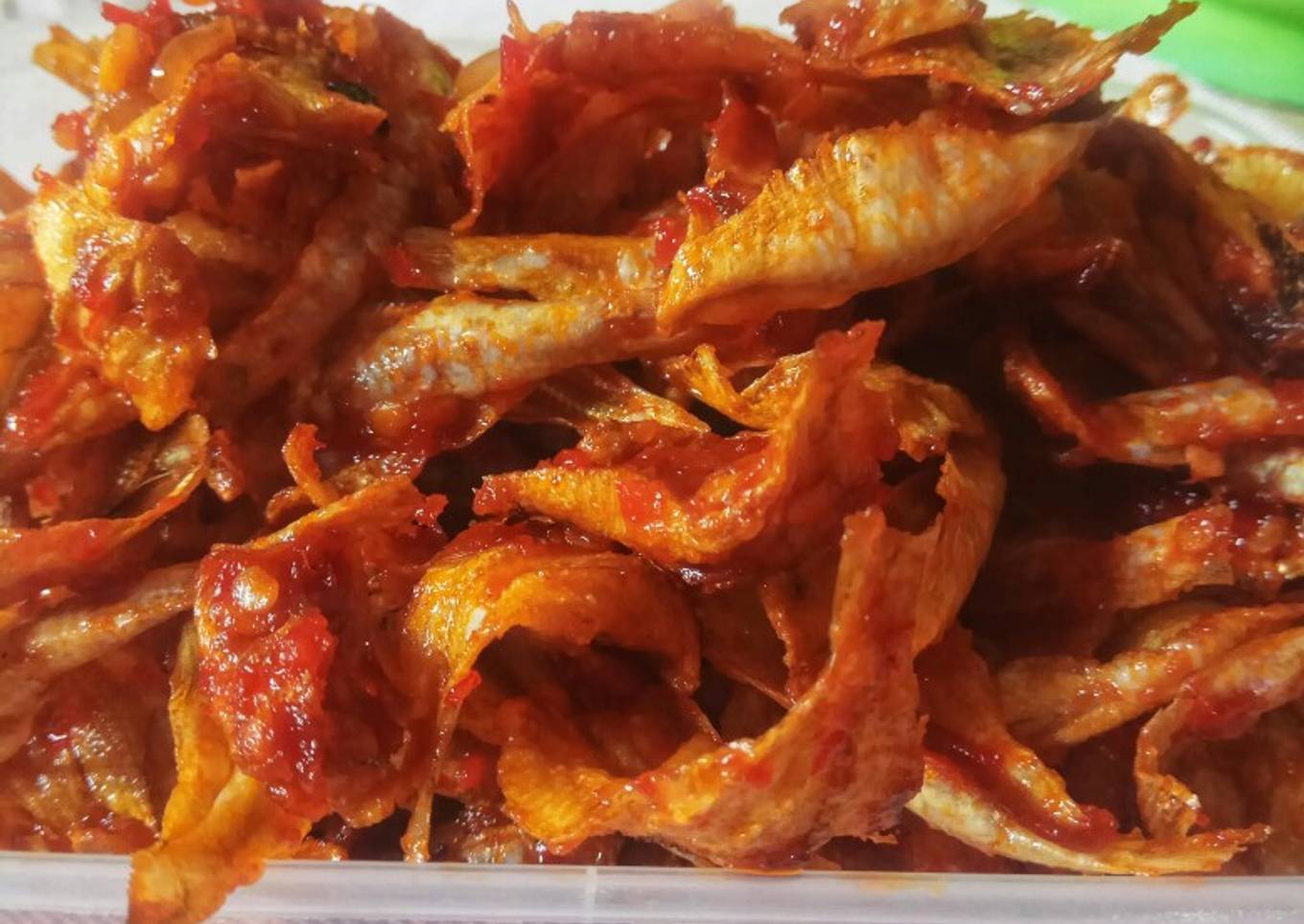 Kering balado ikan pakang