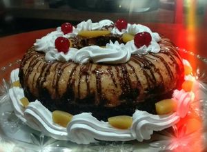 Una foto de Torta Imposible / Chocoflan 😱