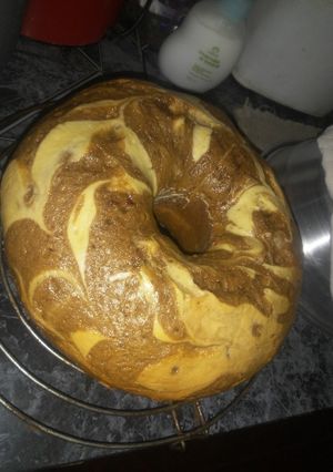 Una foto de Budín marmolado