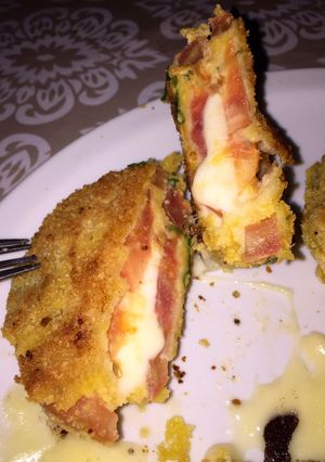 Una foto de Milanesas de tomate 🍅