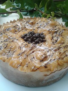Una foto de Rosca de reyes o Pascua sin manteca con crema pastelera al dulce de leche 🐫🐫🐫