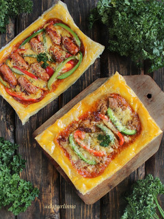 Foto resep Puff Pastry Pizza