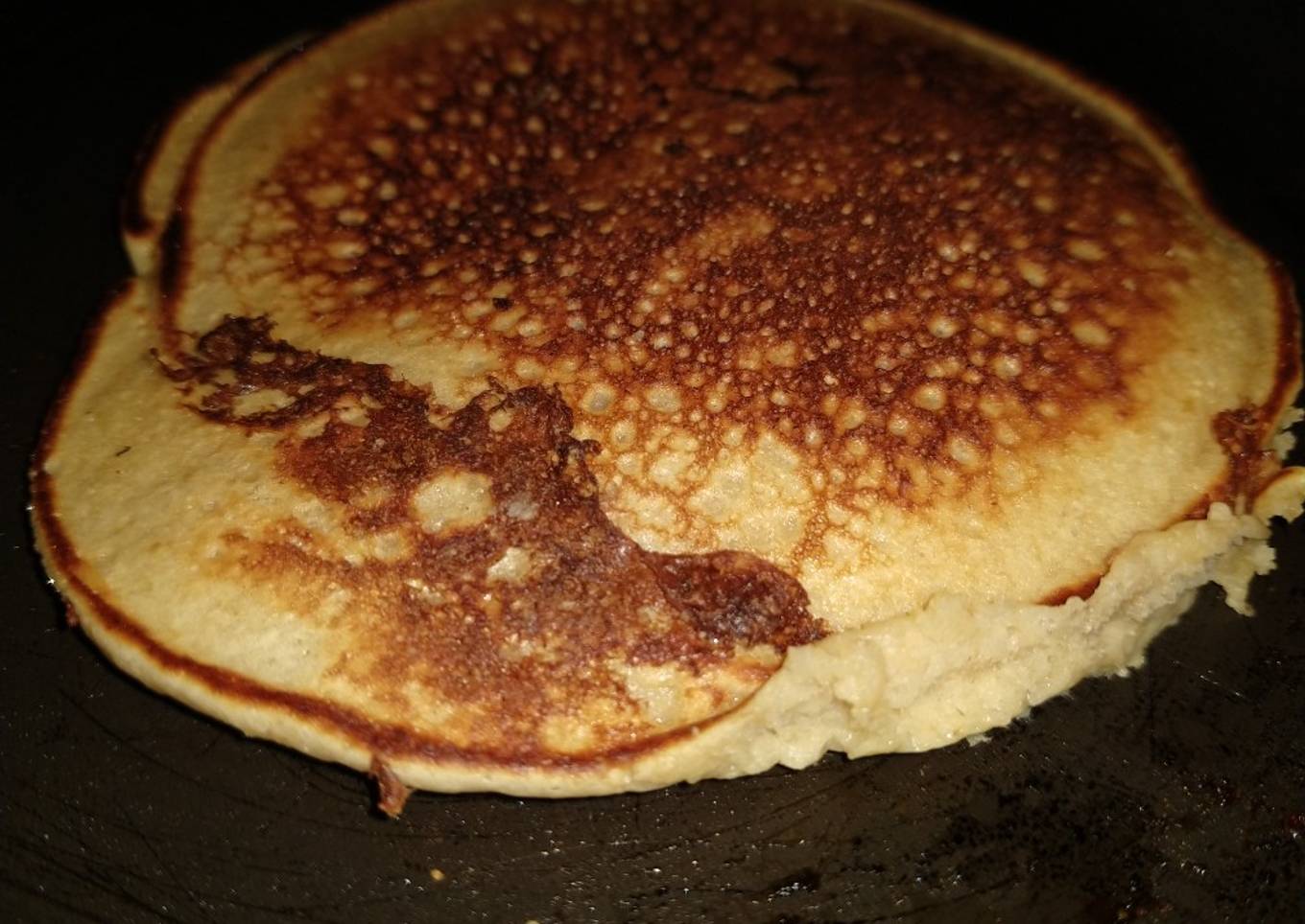 Panqueques de avena y una fruta😍