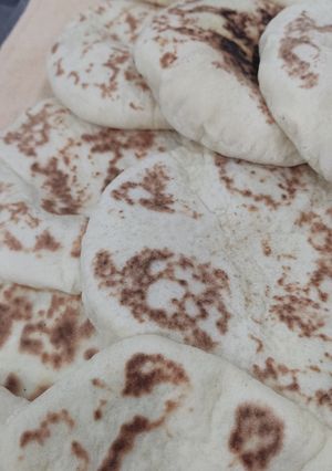 صورة لوصفة خبز منفوخ للسندويتشات