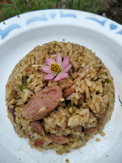 Foto resep Nasi goreng sosis pesas