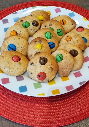Une photo de Cookies au M&M's