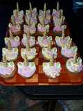 Cupcakes unicornio de vainilla