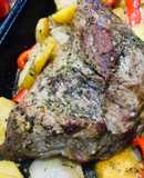 Carne horneada al vino 🍷♥️