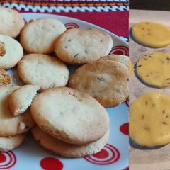 A picture of Bakery style zeera biscuit.