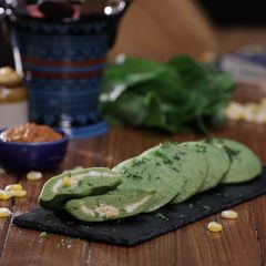 Palak Chola Dal Idli A picture of Palak Chola Dal Idli.