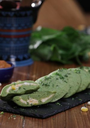 A picture of Palak Chola Dal Idli.