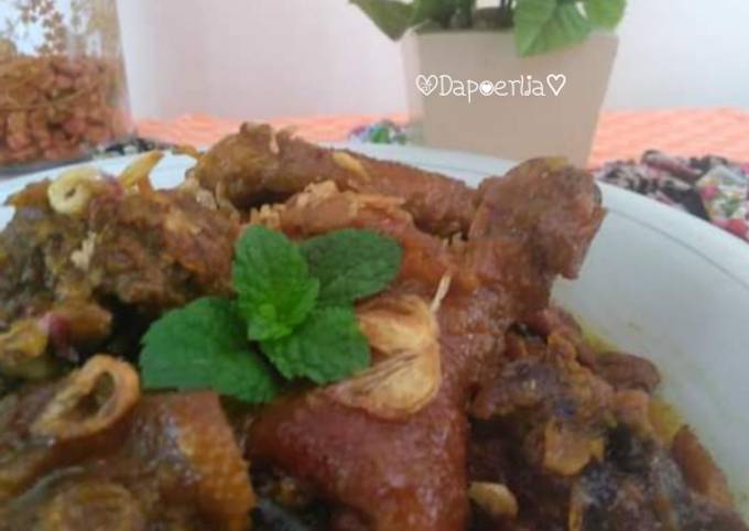 Bagaimana Menyiapkan #SEMUR AYAM KAMPUNG yang Lezat Sekali