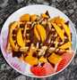 Recipe Mango choco waffles the Awesome  Really delicious