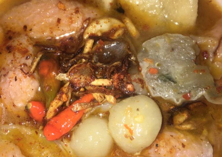 Cara buat Bakso cuangki / Aci yang nikmat Untuk Jualan