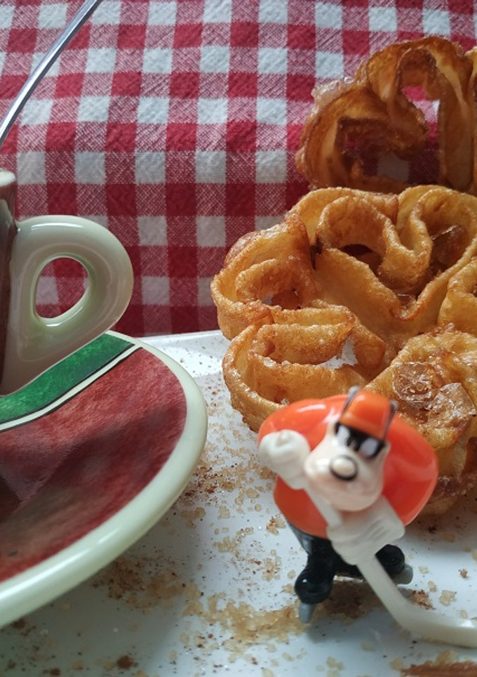 Una foto de Flores fritas de mi Tita Rosarito