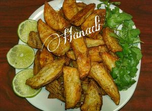 صورة لوصفة بطاطس ودجز