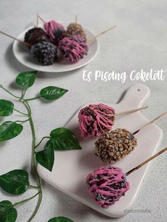 Foto resep Es pisang cokelat / es kul kul