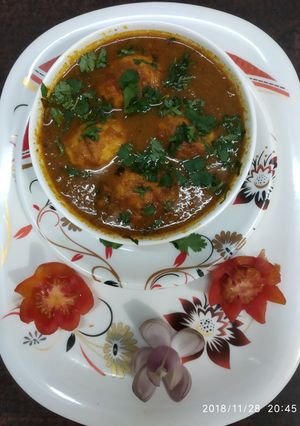 A picture of Indian Egg Curry.