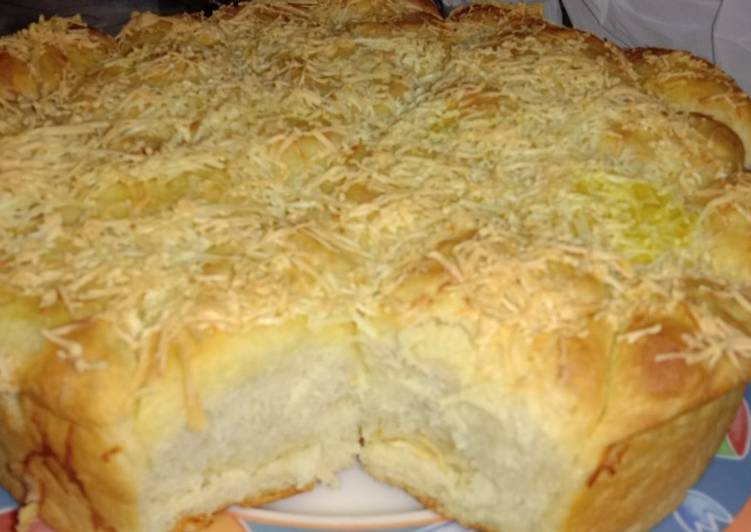 Bahan Roti sobek tabur keju | Cara Buat Roti sobek tabur keju Yang Paling Enak