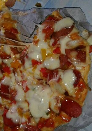 Foto resep Pizza mozzarella teflon