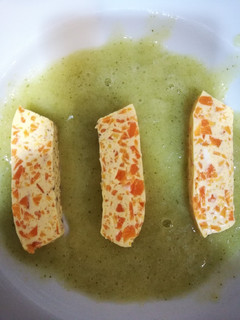Foto principal de Pastel de Calabaza con crema de calabacín