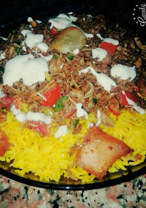 A picture of Chicken Shawarma Fatteh.