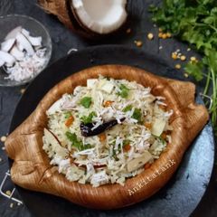 A picture of Coconut rice in 10 minutes.