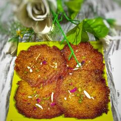 A picture of Instant Malai Puri. (Malpua).
