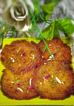 A picture of Instant Malai Puri. (Malpua).