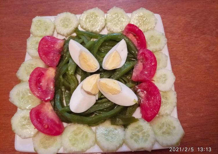 Salade poivron /concombre