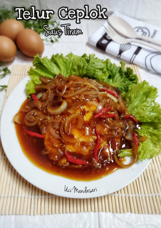 Foto resep Telur Ceplok Saus Tiram
