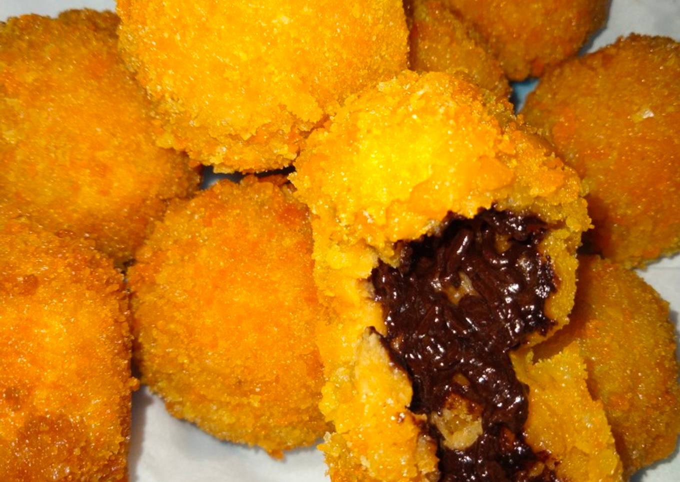 Bola-Bola Ubi Coklat Lumer