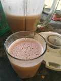 Oatmeal choco milkshake