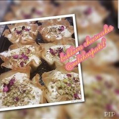 A picture of Baklava cheesecake.
