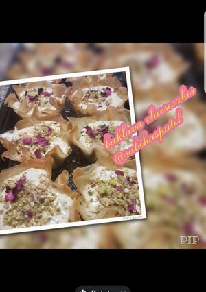 A picture of Baklava cheesecake.