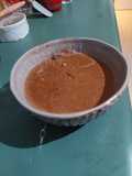 Porridge proteico de chocolate