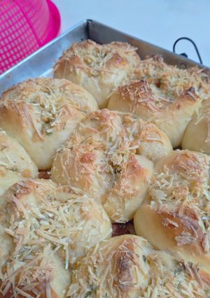Foto resep Roti keju,garlic,sosis, ekonomis