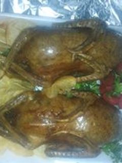صورة لوصفة حمام محشى بالفريك
