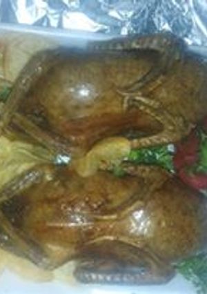 صورة لوصفة حمام محشى بالفريك