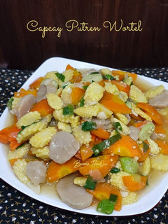 Foto resep Capcay Putren Wortel Bakso