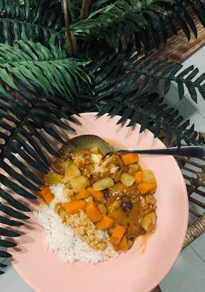 Foto resep Cheese Karage Curry