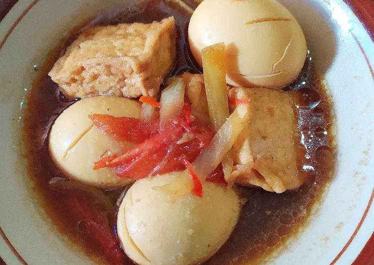 Semur telur dan tahu